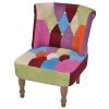 French Chair with Patchwork Design Fabric – 1