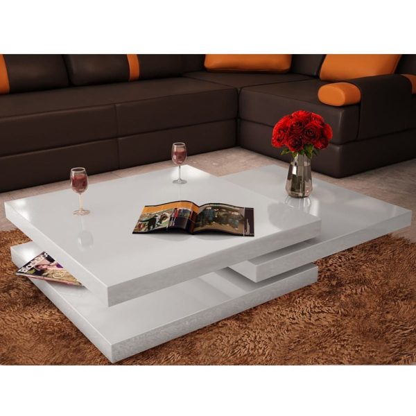 Coffee Table 3 Tiers – White