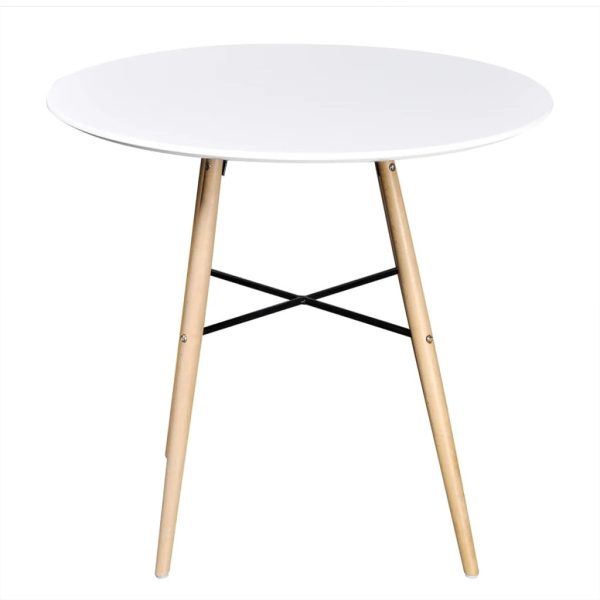Dining Table MDF Round – White