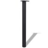 Adjustable Table Legs 4 pcs Black – 710 mm
