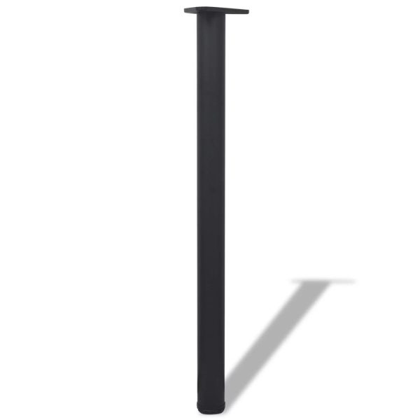 Adjustable Table Legs 4 pcs Black – 870 mm