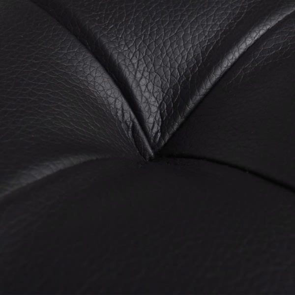 Storage Ottoman Artificial Leather – Black