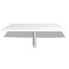 Folding Wall Table 100×60 cm – White