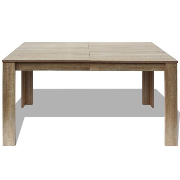 Dining Table 140x80x75 cm – Brown