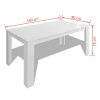 Dining Table 140x80x75 cm – White