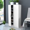 Shoe Cabinet 7 Shelves – White