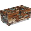 Coffee Table Box Chest Solid Reclaimed Wood 80x40x35 cm – MULTICOLOUR