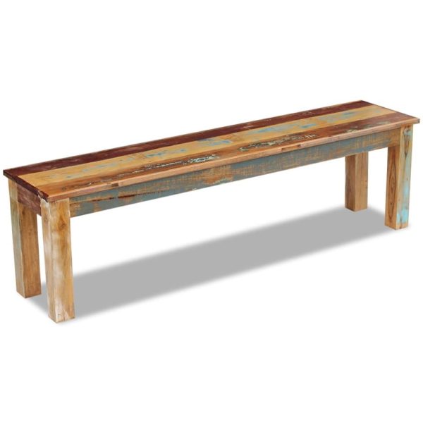 Bench Solid Reclaimed Wood – 160x35x46 cm