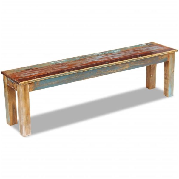 Bench Solid Reclaimed Wood – 160x35x46 cm