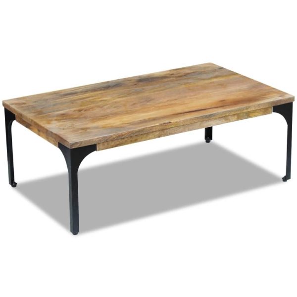 Coffee Table 100x60x35 cm – Brown, Solid Mango Wood