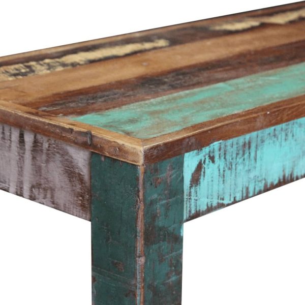 Bench Solid Reclaimed Wood – 110x35x45 cm