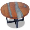 Coffee Table Teak Resin – 60×40 cm