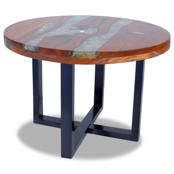 Coffee Table Teak Resin – 60×40 cm