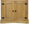 Cupboard Mexican Pine Corona Range 80x40x170 cm – Brown