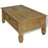 Coffee Table Mexican Pine Corona Range 100x60x45 cm – Brown