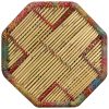 Coffee Table Bamboo with Chindi Details – MULTICOLOUR