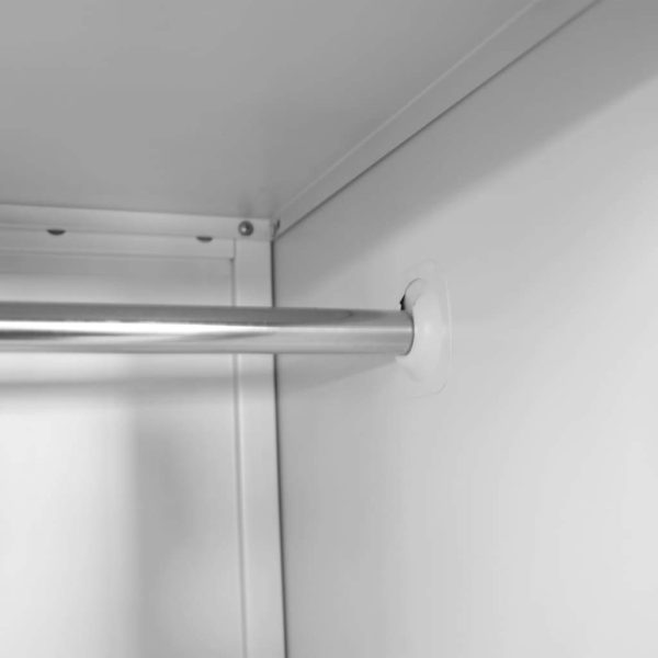 Locker Cabinet 38x45x180 cm – Grey, With 1 Locker