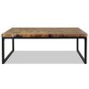 Coffee Table Teak Resin – 110x60x40 cm, Black