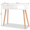 Console Table Solid Pinewood 80x30x72 cm – White