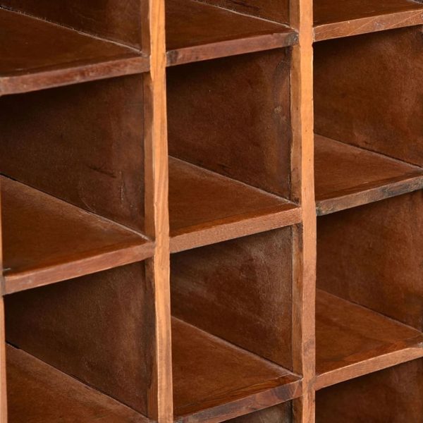 Wine Rack for 16 Bottles – Solid Reclaimed Wood