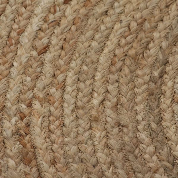 Area Rug Braided Jute Round