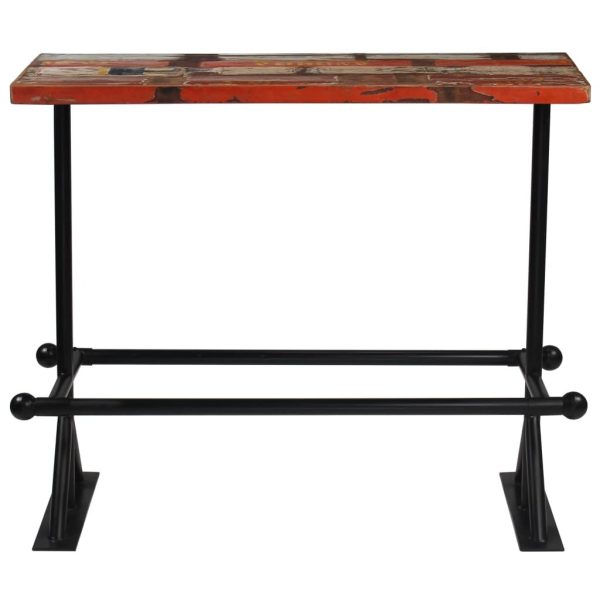 Bar Set Solid Reclaimed Wood Multicolour – 5