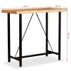 Bar Table Solid Acacia Wood – 120x60x107 cm