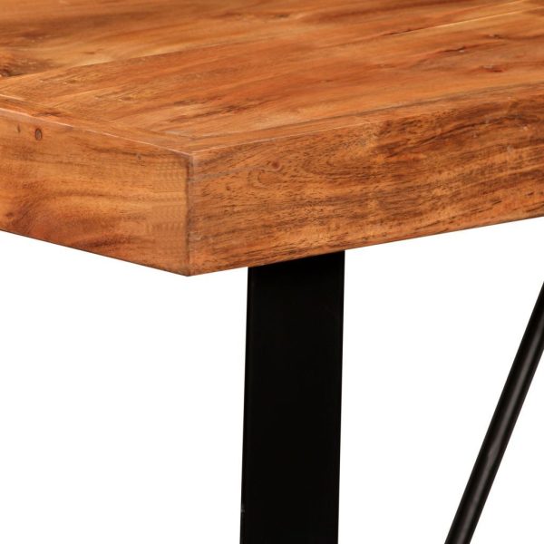 Bar Table Solid Acacia Wood – 120x60x107 cm