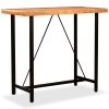 Bar Table Solid Acacia Wood – 120x60x107 cm