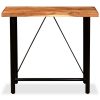 Bar Table Solid Acacia Wood – 120x60x107 cm