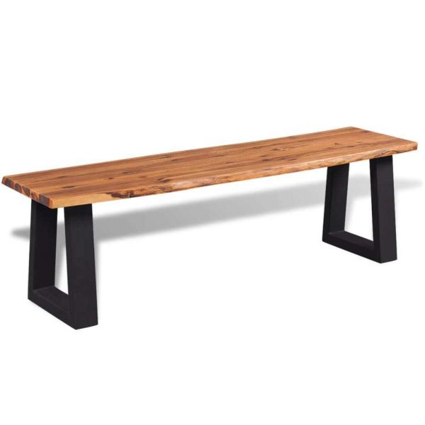 Bench Solid Acacia Wood – 145 cm