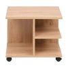 Rolling Shelf 50x35x42 cm – Oak