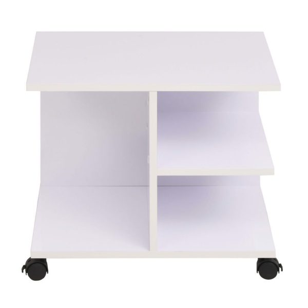 Rolling Shelf 50x35x42 cm – White