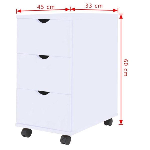 Compton Drawer Unit 33x45x60 cm – White