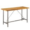 Bar Table Solid Reclaimed Teak 60x60x107 cm – 180x70x107 cm