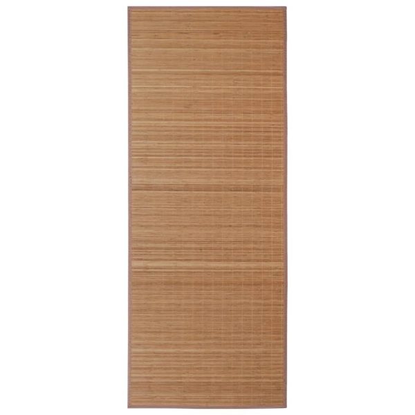 Rug Bamboo – 100×160 cm, Brown