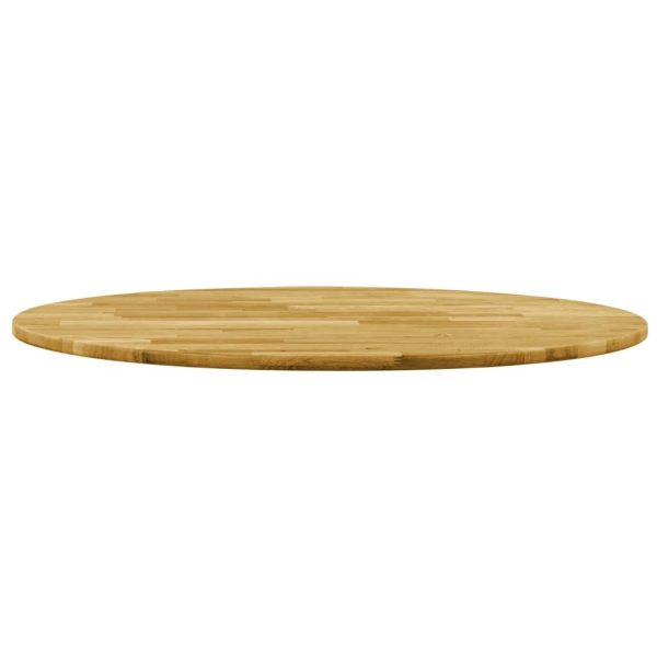 Table Top Solid Oak Wood Round – 23 mm/600 mm