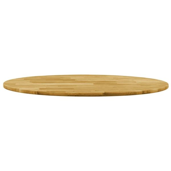 Table Top Solid Oak Wood Round – 23 mm/700 mm