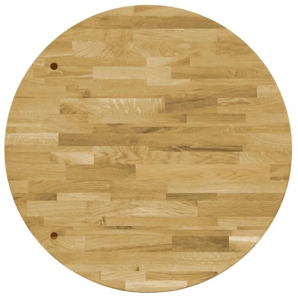 Table Top Solid Oak Wood Round – 44 mm/400 mm