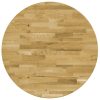 Table Top Solid Oak Wood Round – 44 mm/700 mm