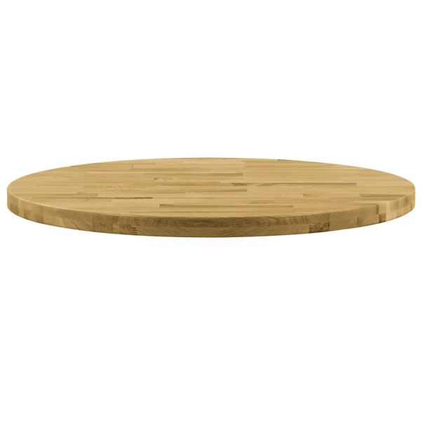 Table Top Solid Oak Wood Round – 44 mm/800 mm