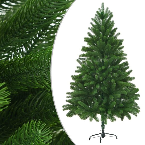 Faux Christmas Tree Lifelike Needles Green