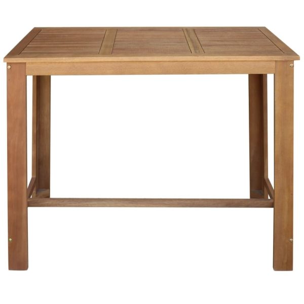 Bar Table Solid Acacia Wood – 120x60x105 cm