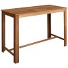 Bar Table Solid Acacia Wood – 150x70x105 cm