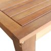 Bar Table and Stool Set Solid Acacia Wood – 5