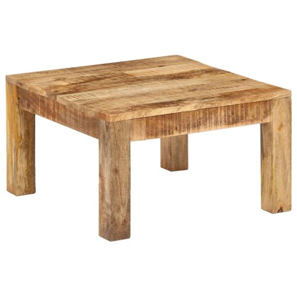 Coffee Table – 60x60x35 cm, Solid Mango Wood