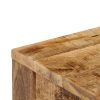 Coffee Table – 60x60x35 cm, Solid Mango Wood