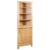 Corner Cabinet 59x36x180 cm Solid Wood – Brown