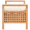 Storage Bench Solid Walnut Wood – 93x49x49 cm