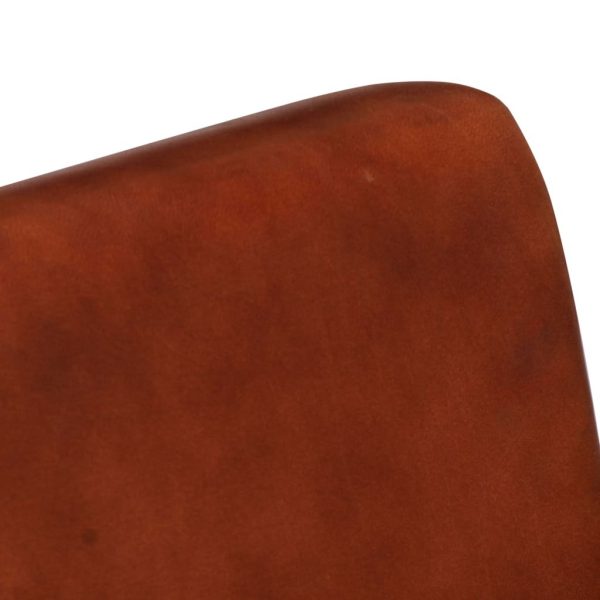 Armchair Real Leather – Brown